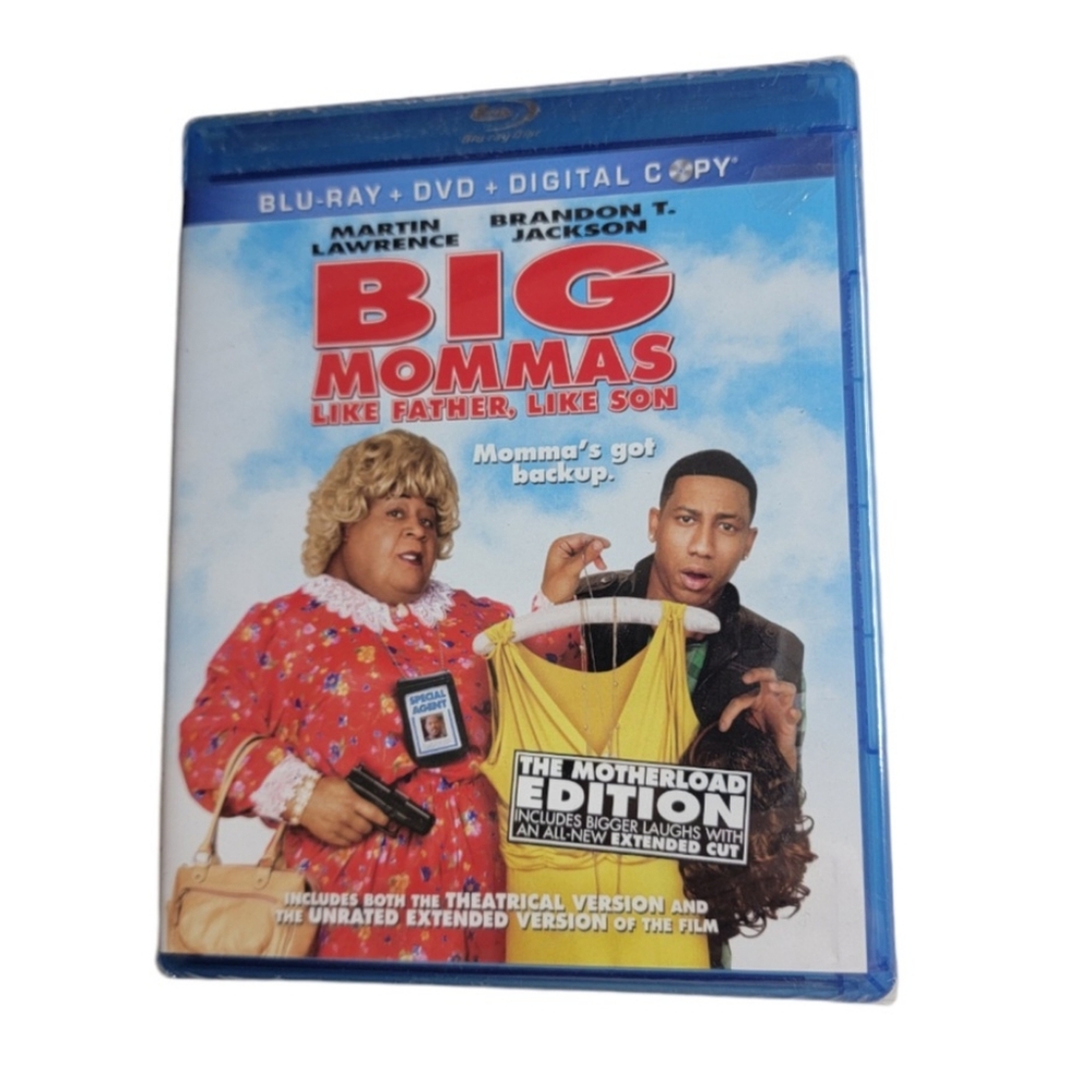 Big Mommas Like Father, Like Son Blu-Ray/DVD/Digital Copy Motherload Edition New